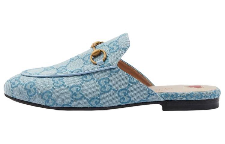 

Шлепанцы женские Gucci Princetown, синий