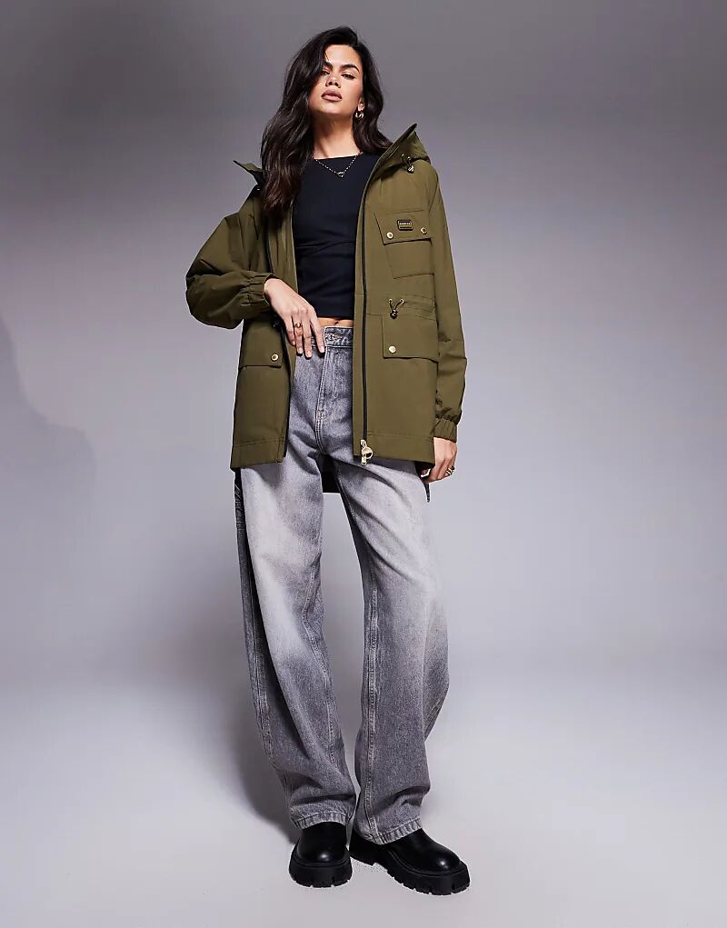 

Водонепроницаемая куртка Barbour International Alicia цвета хаки