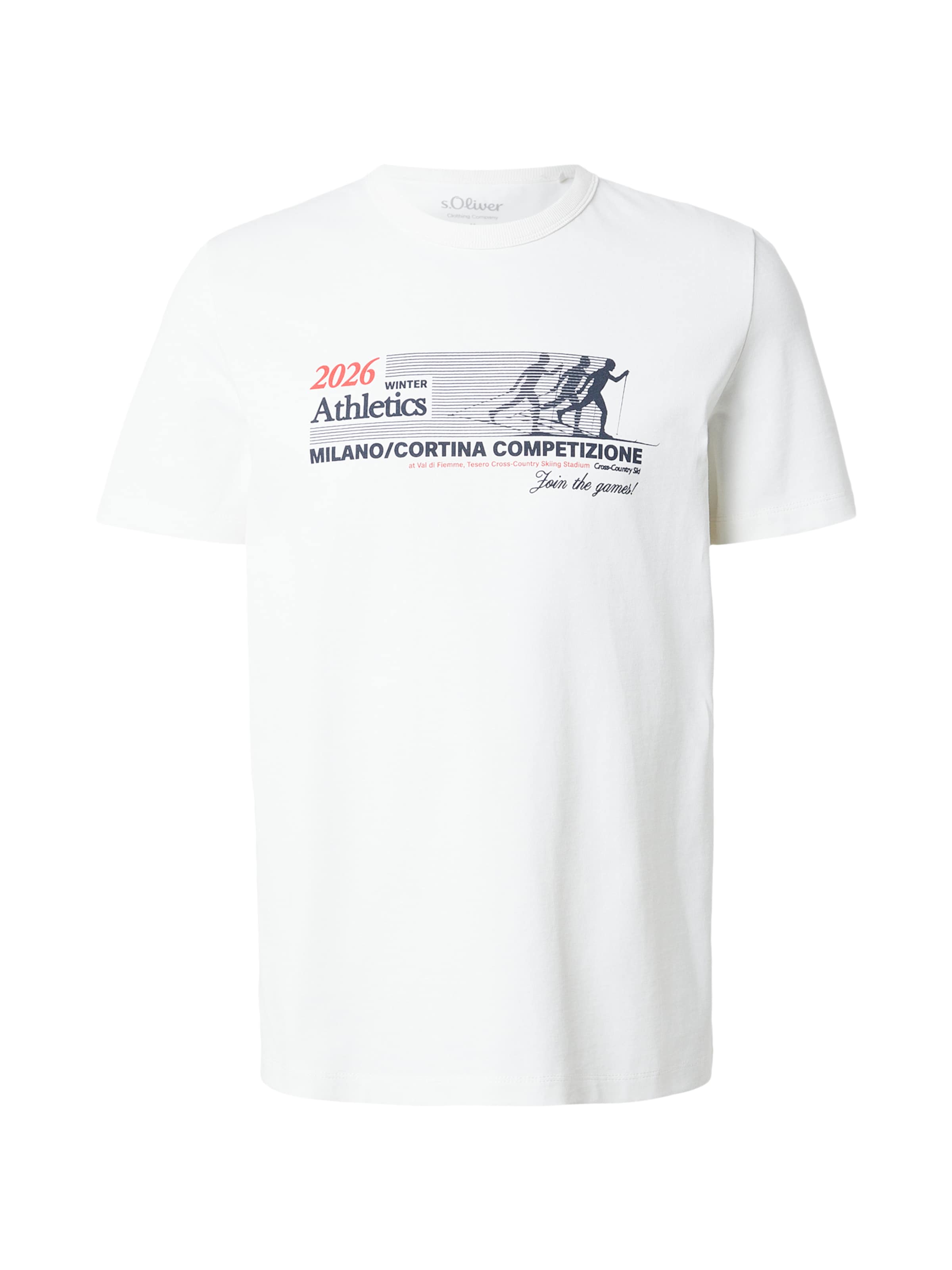 

s.Oliver Футболка в белом цвете