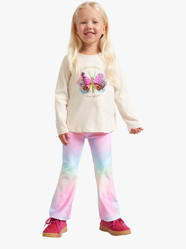 

Детские вельветовые леггинсы с расклешением Lindex, Light Pink