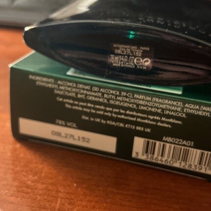 Mont Blanc индивидуальный тоник 2,5 унции EDT спрей мужской одеколон 75 мл Montblanc — фото 2