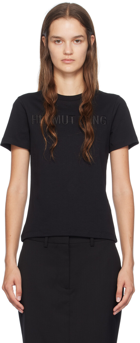 

Футболка Helmut ang Slim ogo Helmut Lang, черный