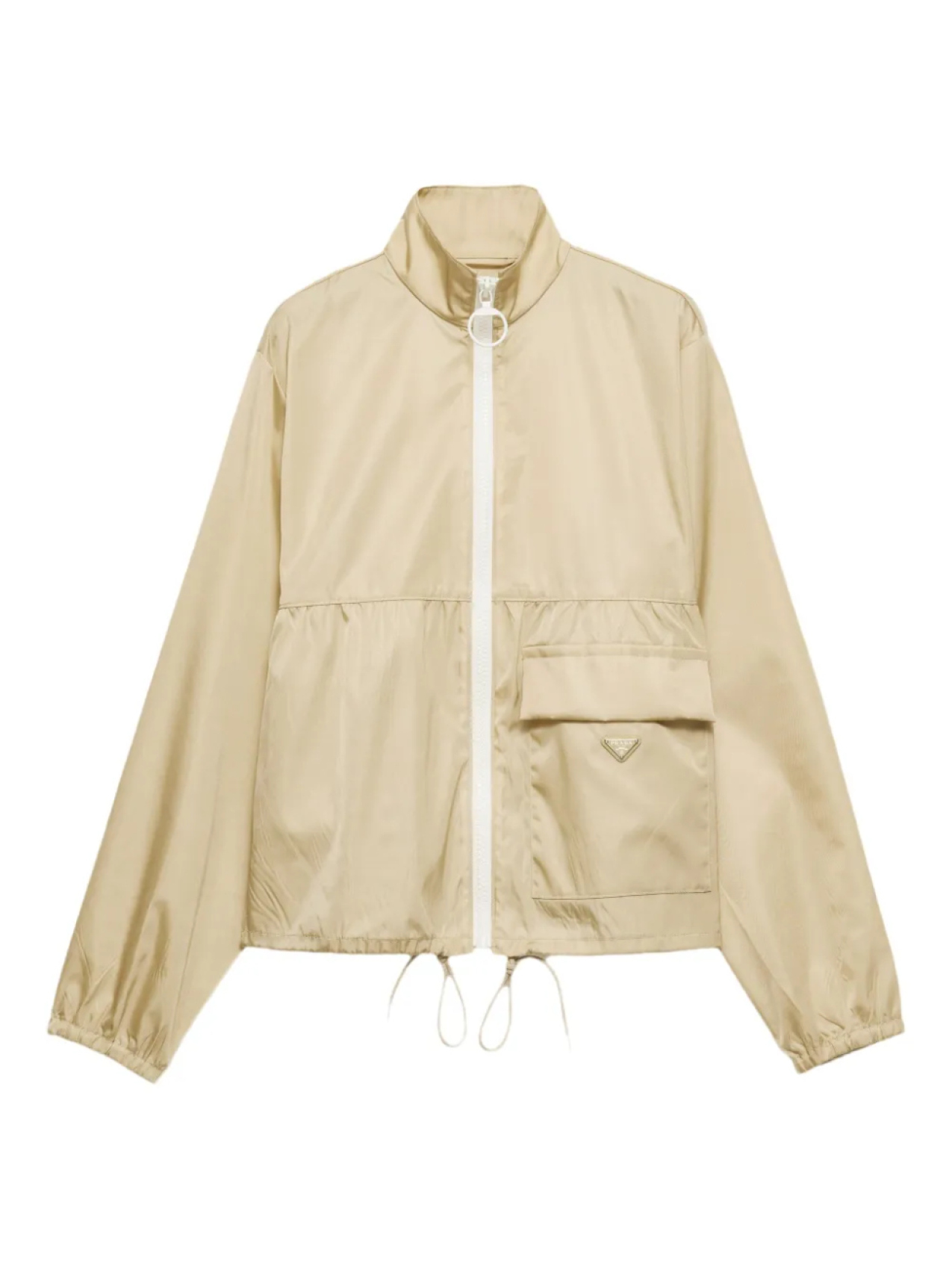 

Prada бомбер Re-Nylon, нейтральный