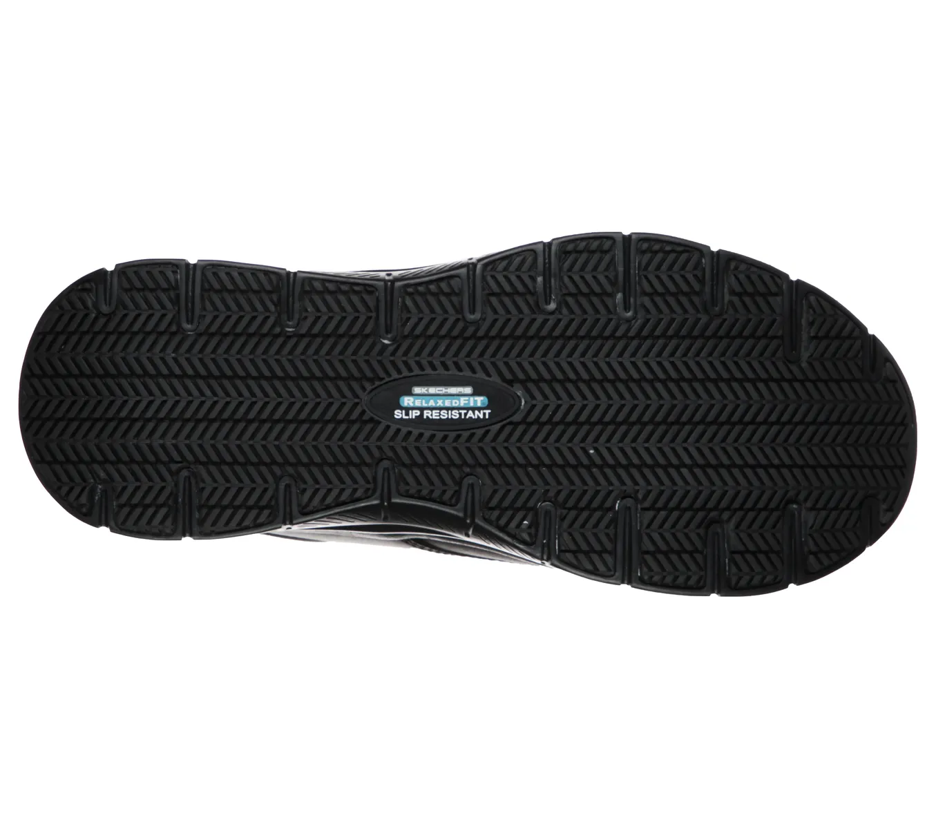 Рабочая обувь Skechers "FLEX ADVANTAGE SR-FOURCHE", обувь на шнуровке для общественного питания, уход с мягкой стелькой, черный — фото 2