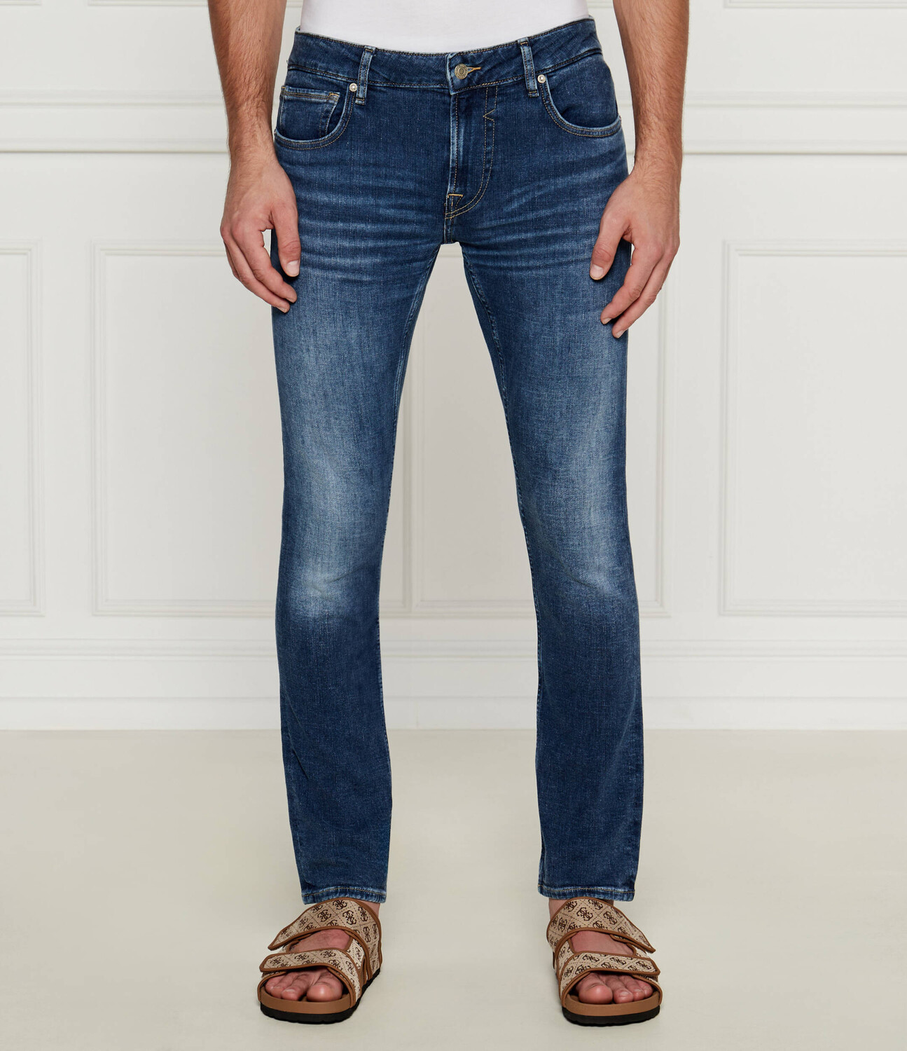

Джинсы GUESS MIAMI Skinny fit, темно-синий