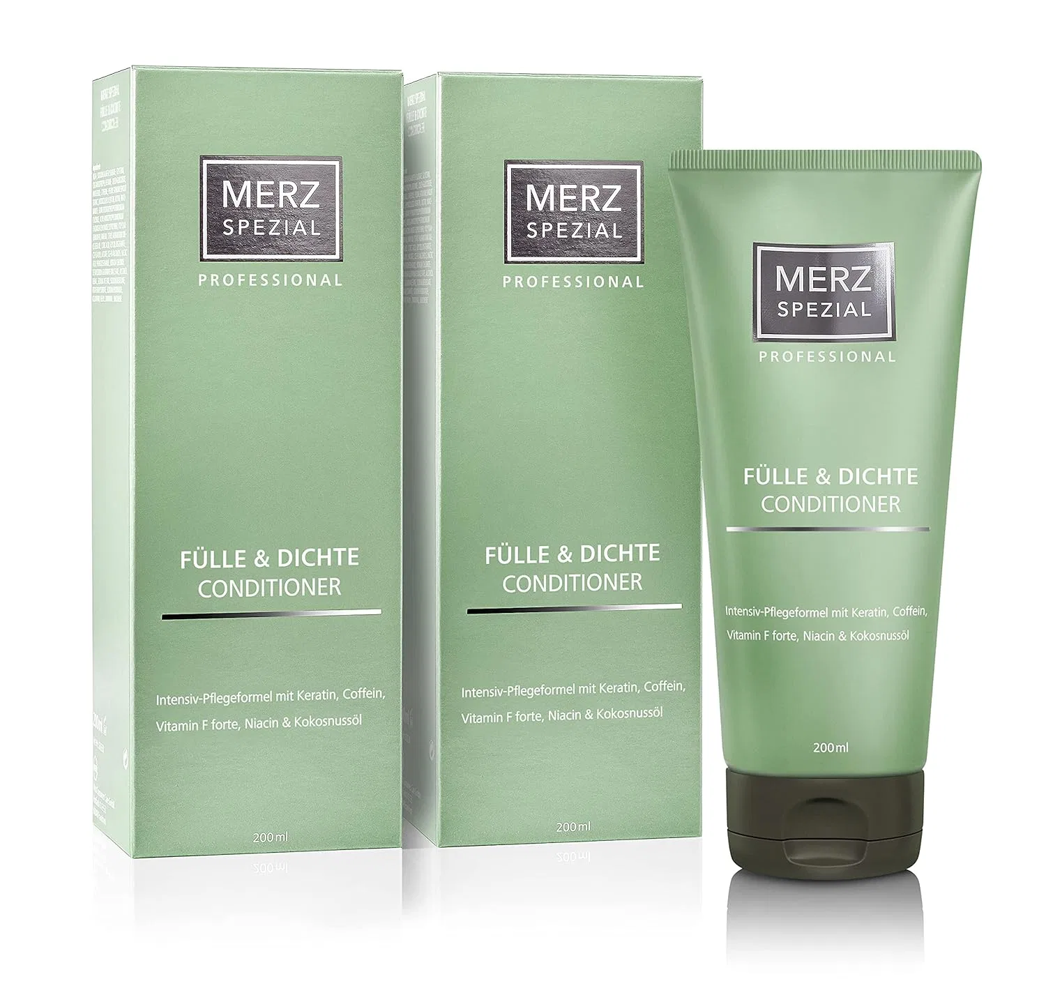Кондиционер Merz Spezial Professional Fullness & Density с кератином и кофеином (2 x 200 мл) Merz Spezial