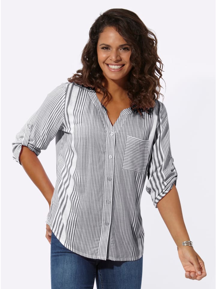 

Полосатая блузка в синюю и белую полоску WITT WEIDEN