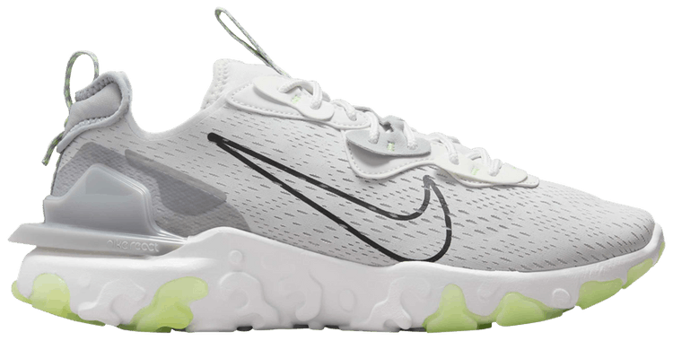 

Кроссовки Nike React Vision 'Photon Dust Barely Volt', серый