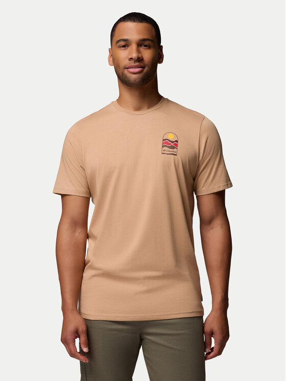 

Футболка regular fit Explorers Canyon 2036451 Columbia, бежевый