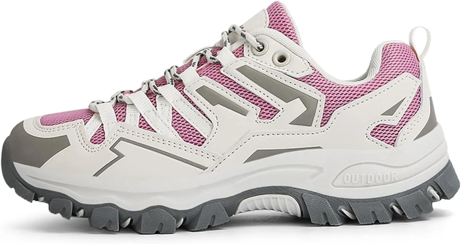 

Мужские походные кроссовки низкие для женщин, легкие уличные трекинговые туфли с противоскользящей подошвой Eliogn, фиолетовый