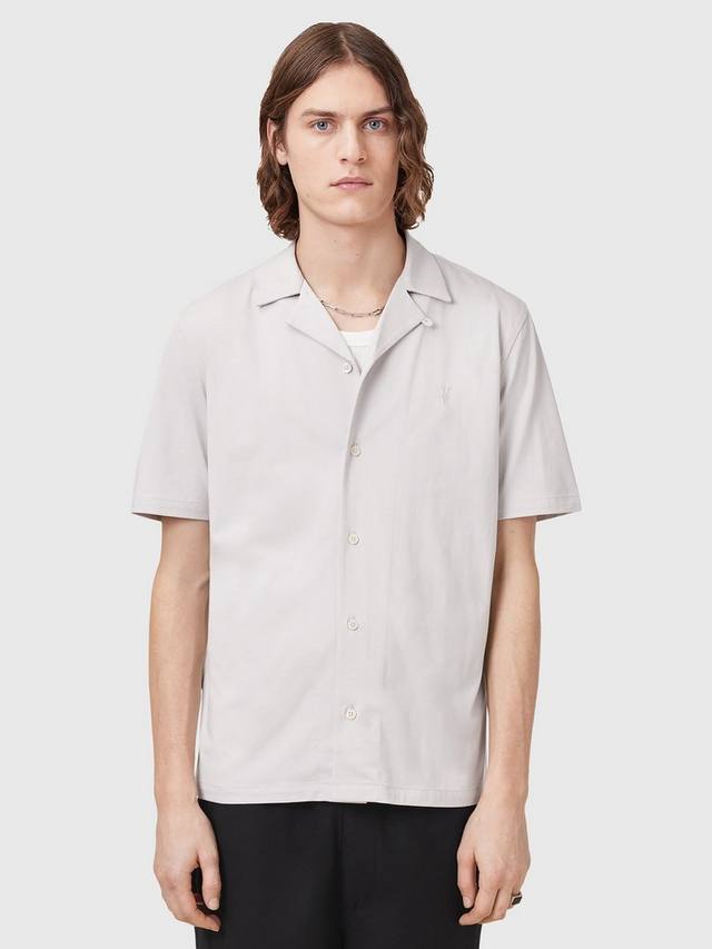 

Hudson Loose Fit рубашка с отложным воротником из TENCEL Lyocell и LENZING ECOVERO вискозы AllSaints