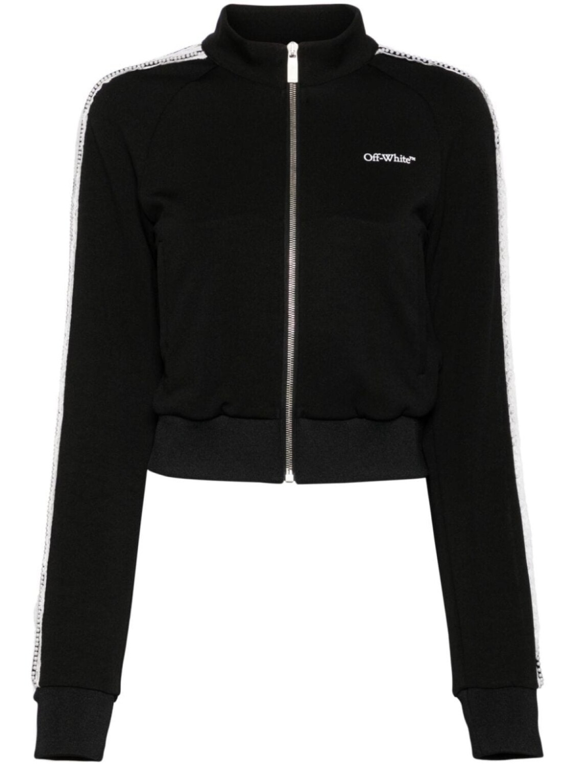 

Off-White спортивная куртка с логотипом, черный