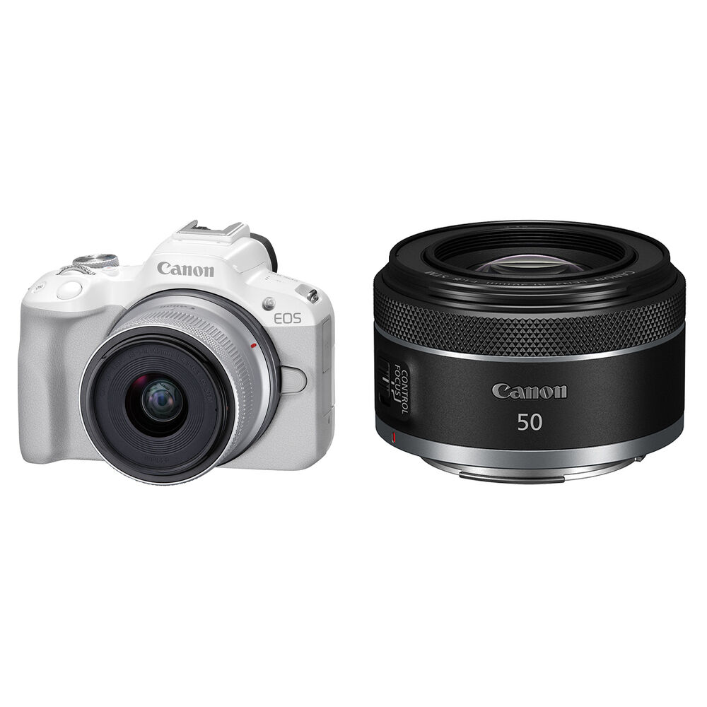 

Беззеркальная камера Canon Canon EOS R50 Mirrorless Camera with 18-45mm and 50mm