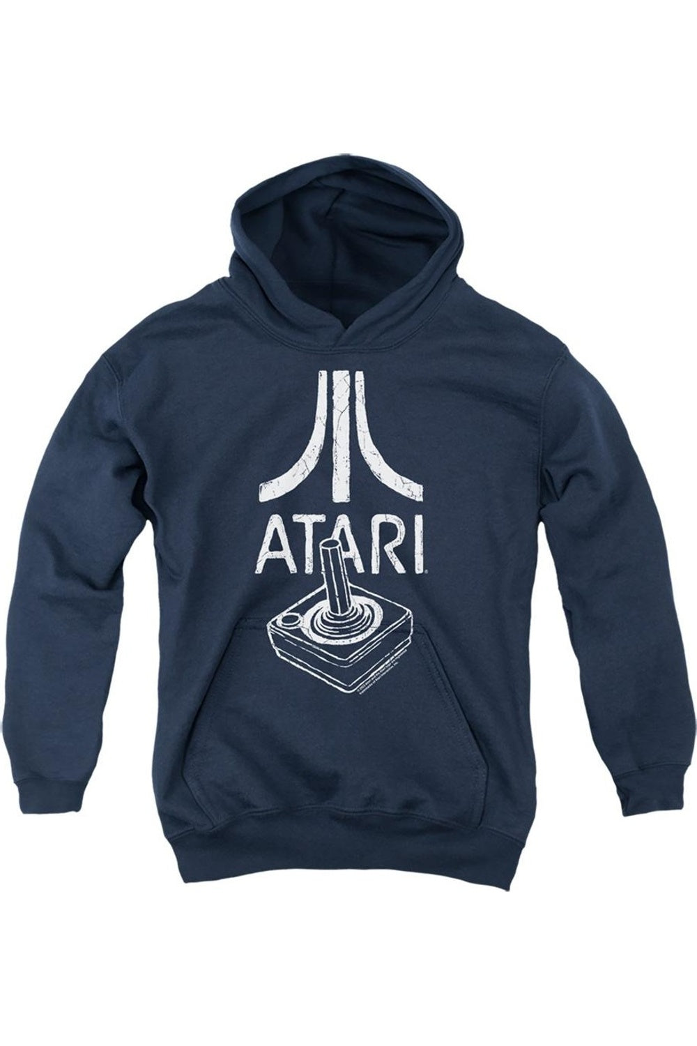 

Молодежная толстовка с логотипом джойстика Atari Gildan, темно-синий