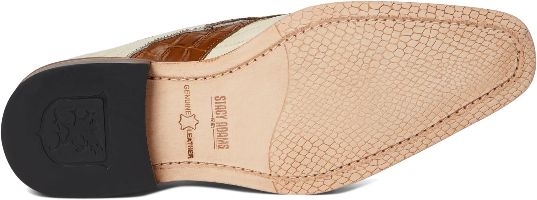 Оксфорды Stacy Adams Tristano Bike Toe Lace-Up, цвет Tan Multi — фото 3