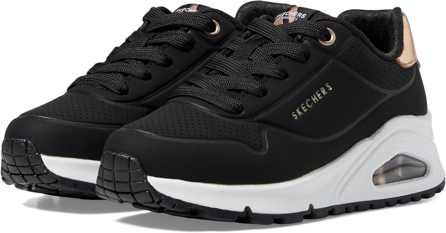 Детские кроссовки Skechers Kids' Uno Gen1 Shimmer Away, черный — фото 2