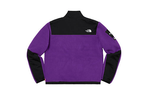 Куртка Supreme SS19 x The North Face Arc Logo Denali Fleece Jacket Purple, фиолетовый — фото 2