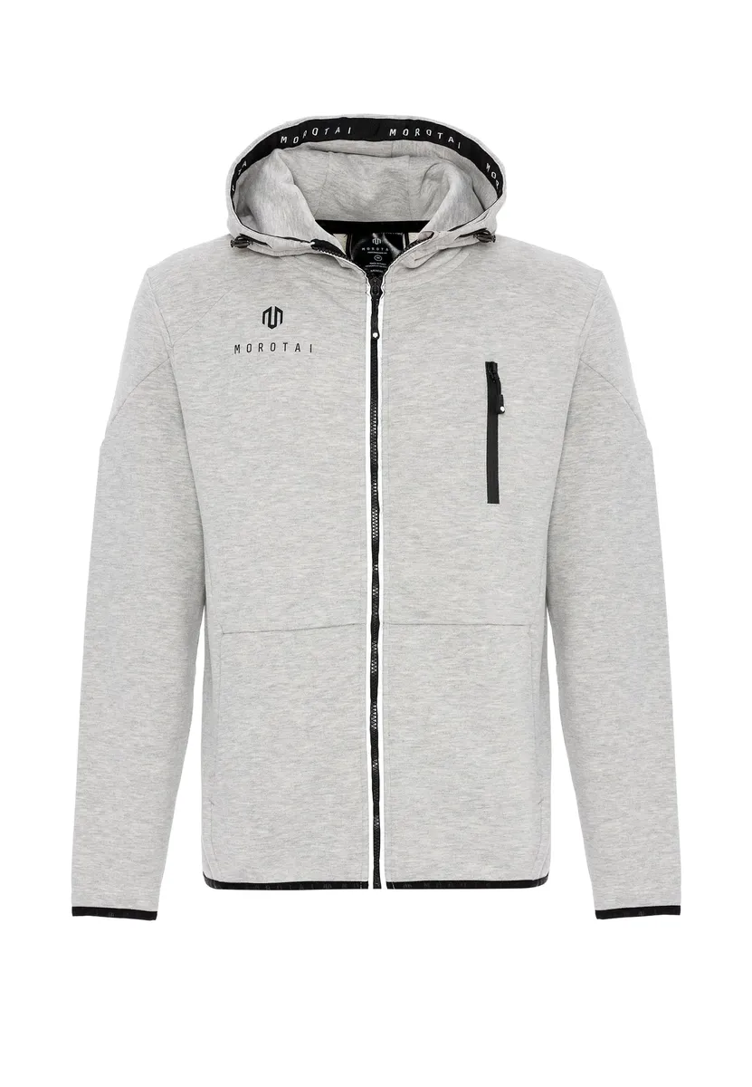 

Куртка всепогодная MOROTAI "MOROTAI Men's Morotai Neo Zip Sweatjacket" (1 шт.), с капюшоном, серый