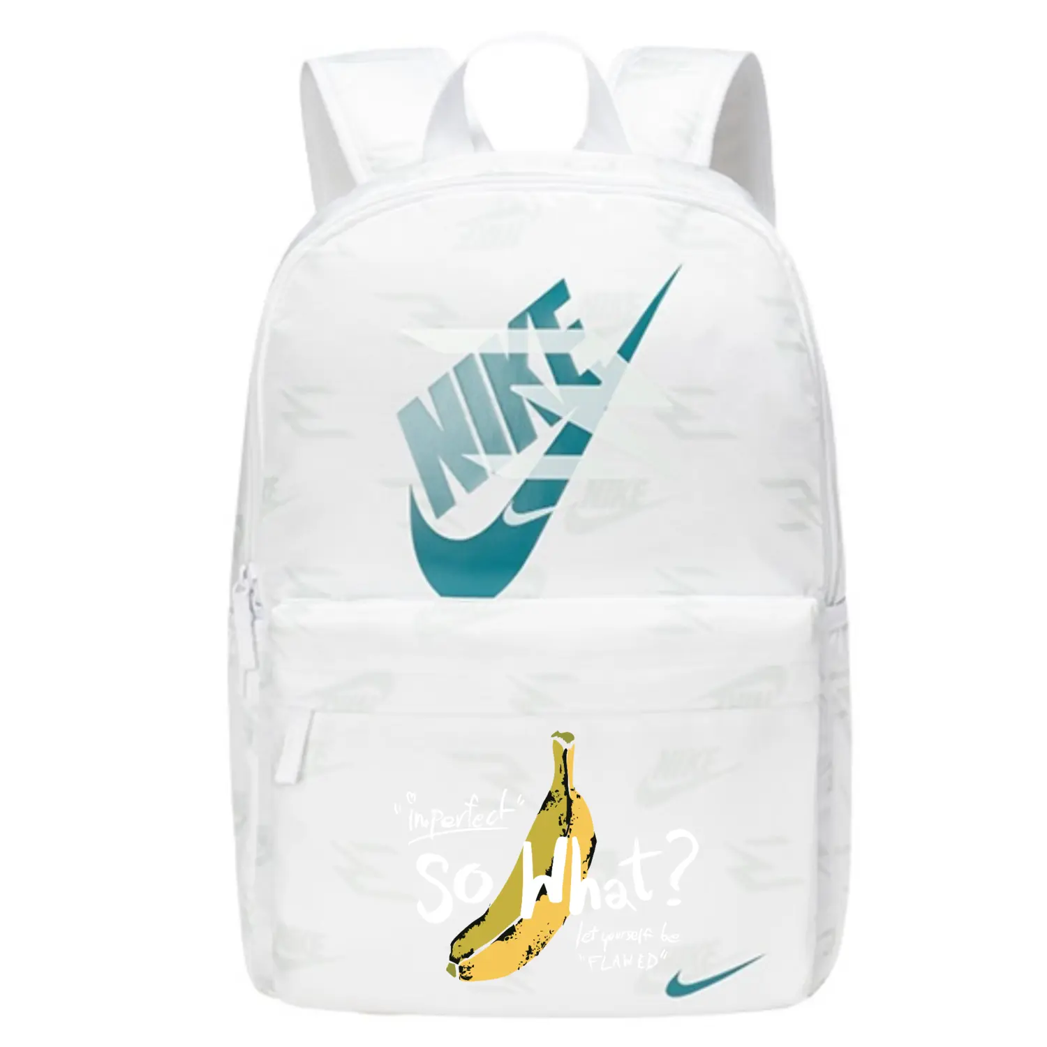 

Nike Полиэстеровый рюкзак Тубс унисекс ярко-белый, Banana