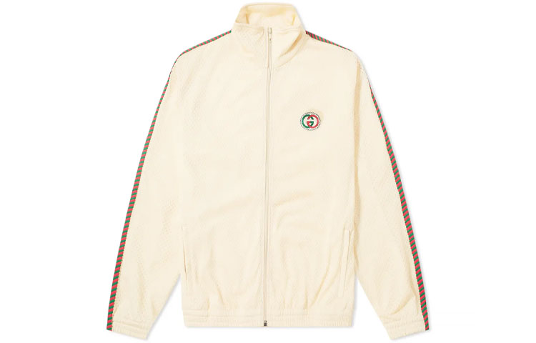 

Брючная курка с плетёной отделкой GUCCI, экрю