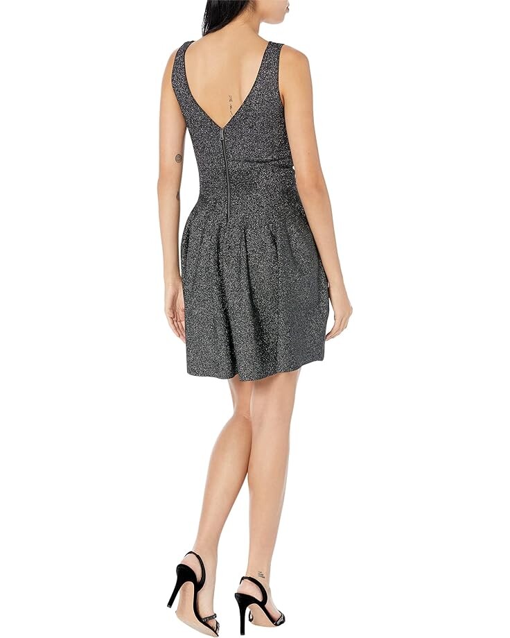 

Платье Ted Baker Glitzia Metallic Skater Dress, черный