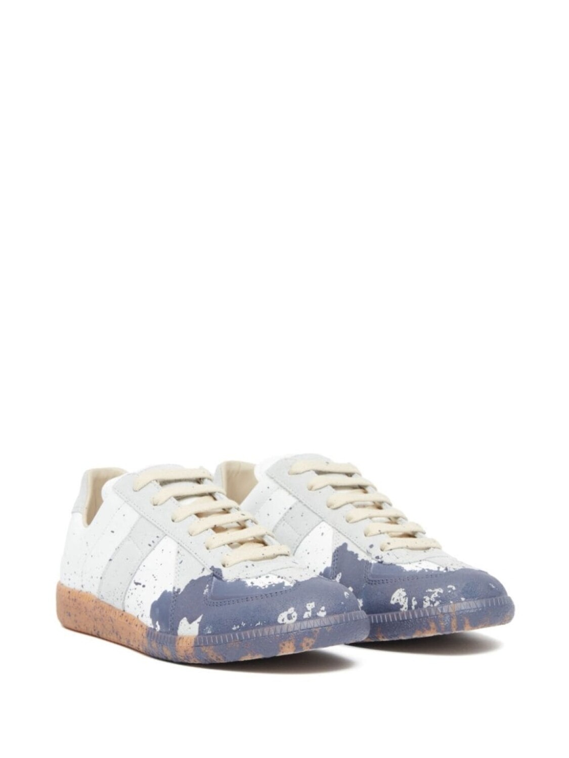 Кроссовки Replica Paint Maison Margiela, белый — фото 2