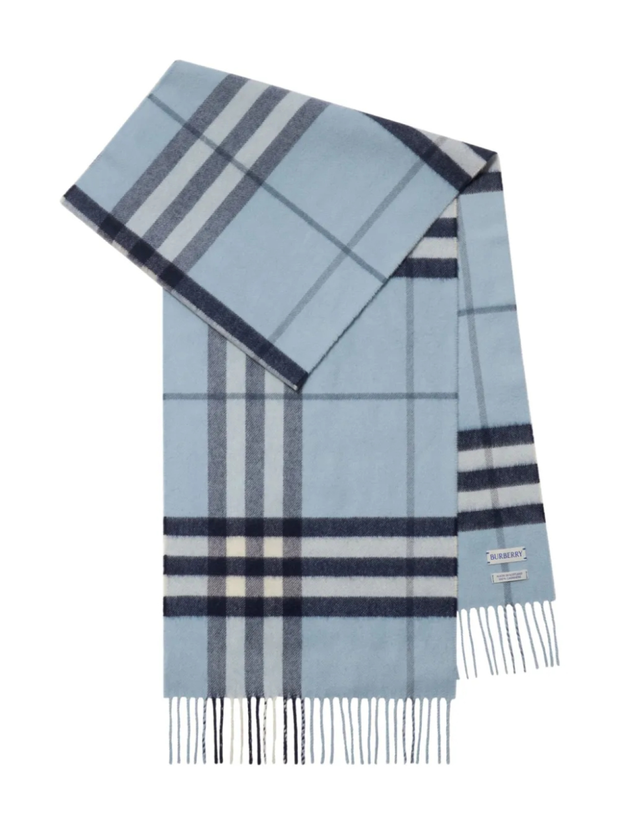 

Burberry кашемировый шарф, синий