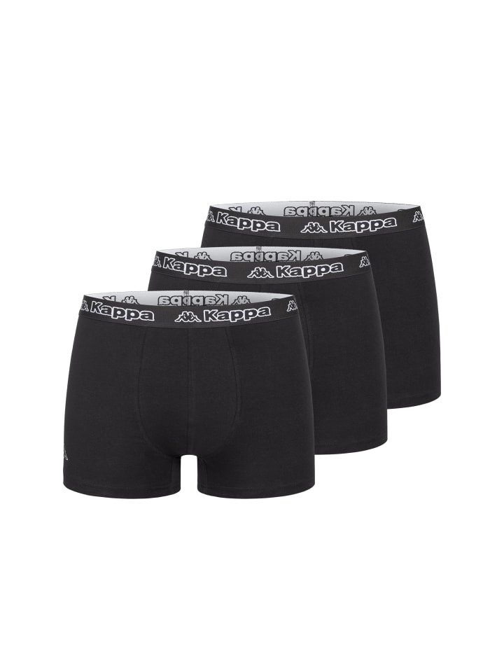 

Боксерские трусы Kappa, цвет kappa boxershorts 3er pack 3x schwarz