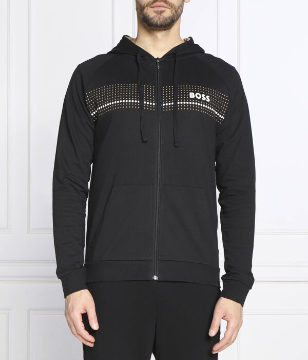 

Толстовка Boss Authentic Regular Fit с принтом, черный