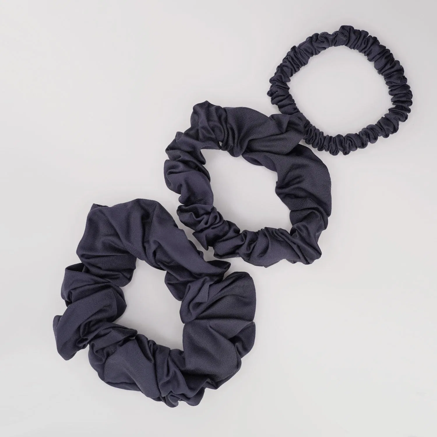 Набор резинок для волос AGA.PIE Bamboo Lyocell Scrunchie Set Aga.Pie, Darkblue — фото 3
