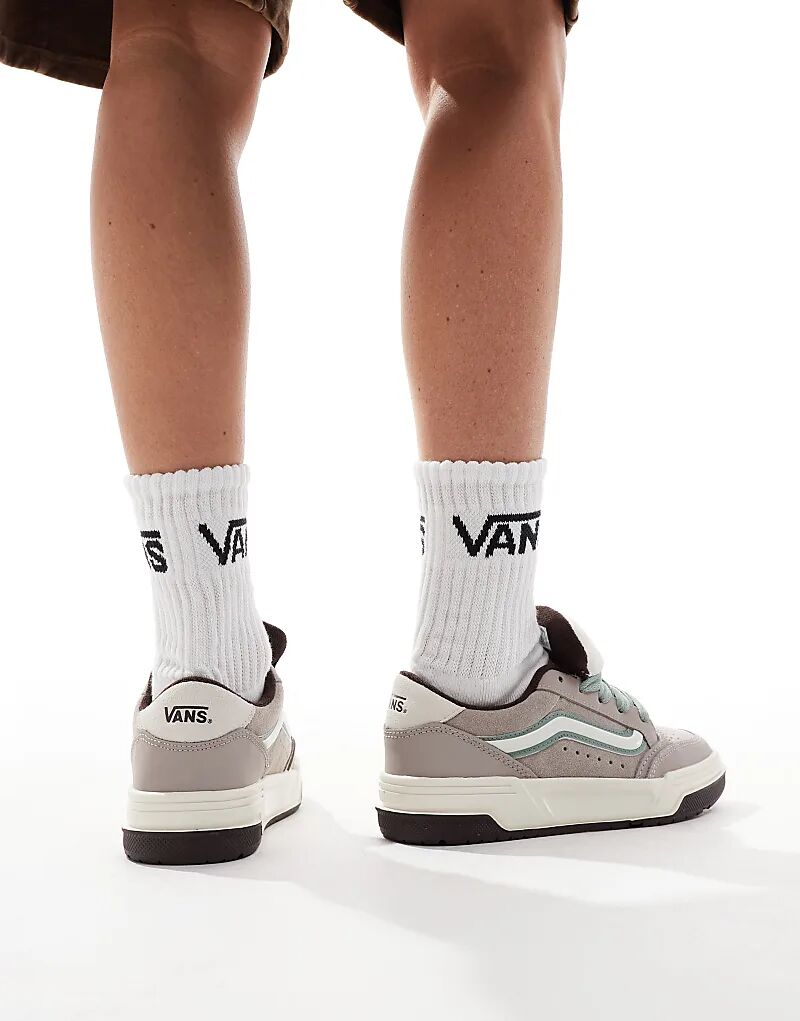 Кроссовки hylane из массивной замши светло-серого цвета Vans — фото 3
