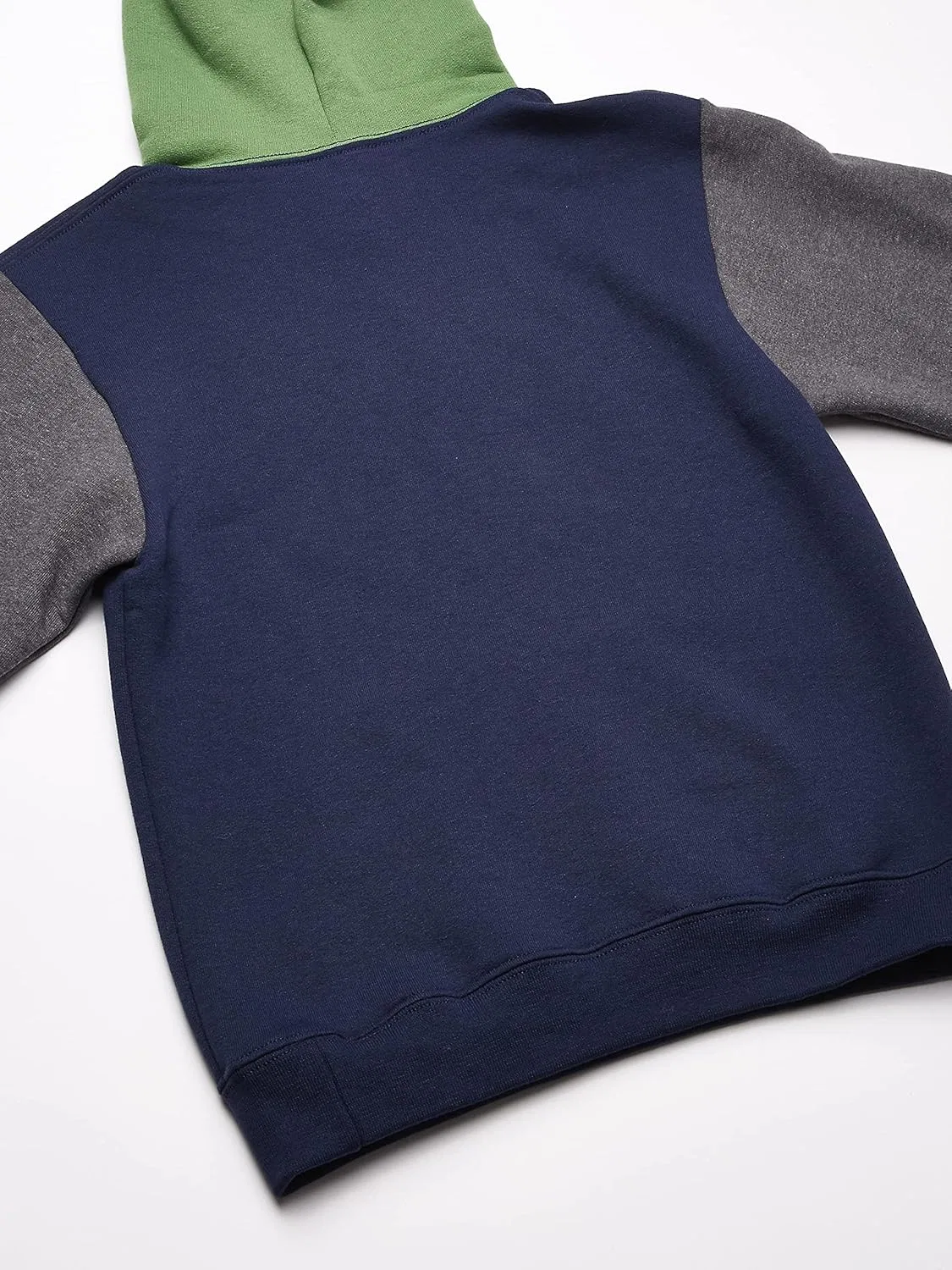 Толстовка Fruit of the Loom для мальчиков, Pullover - Navy/Charcoal — фото 2