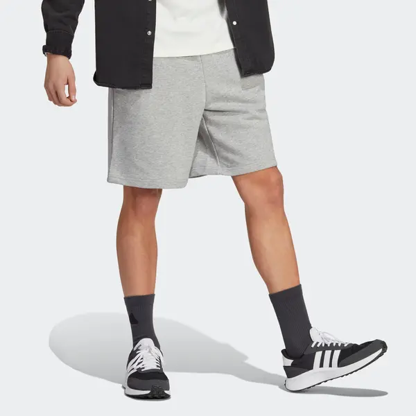Шорты все szn шорты из французского трикотажа Adidas, серый — фото 4