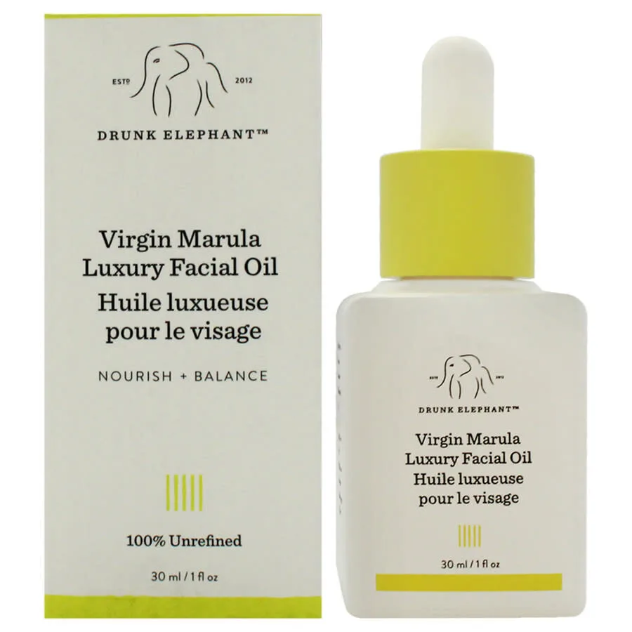 Drunk Elephant Ladies Virgin Marula Роскошное масло для лица 1,0 унции Уход за кожей 856556004005