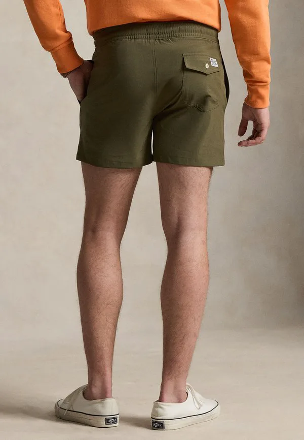 Плавки-Шорты для путешествий, облегающие, 4,5 дюйма. Polo Ralph Lauren, Canopy Olive — фото 3