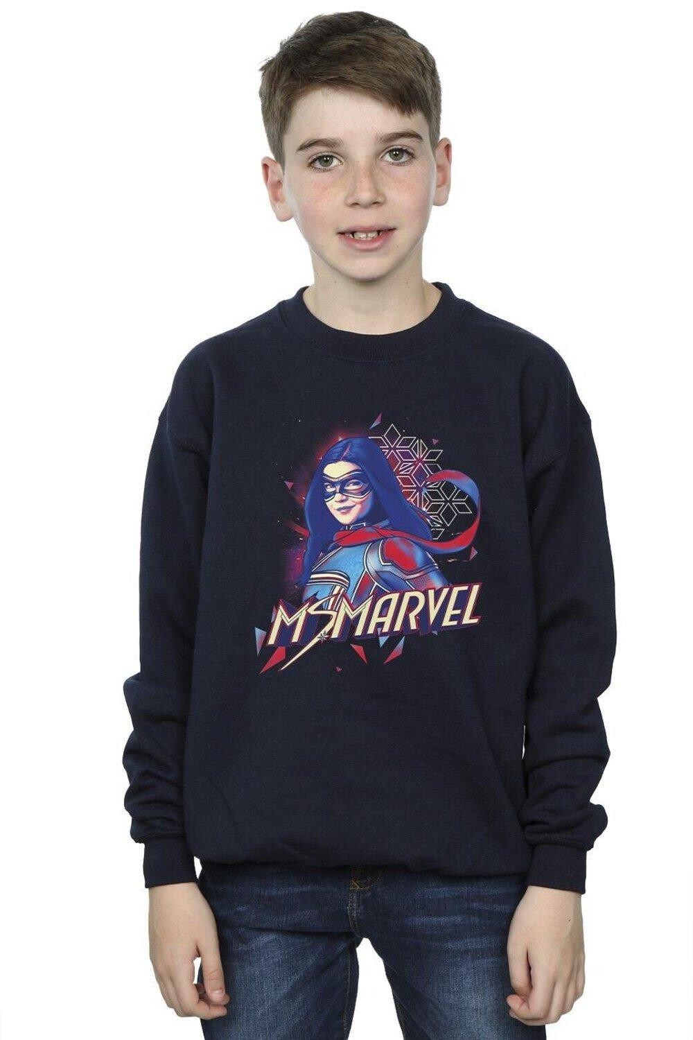 

Толстовка Ms Face Fade Marvel, темно-синий