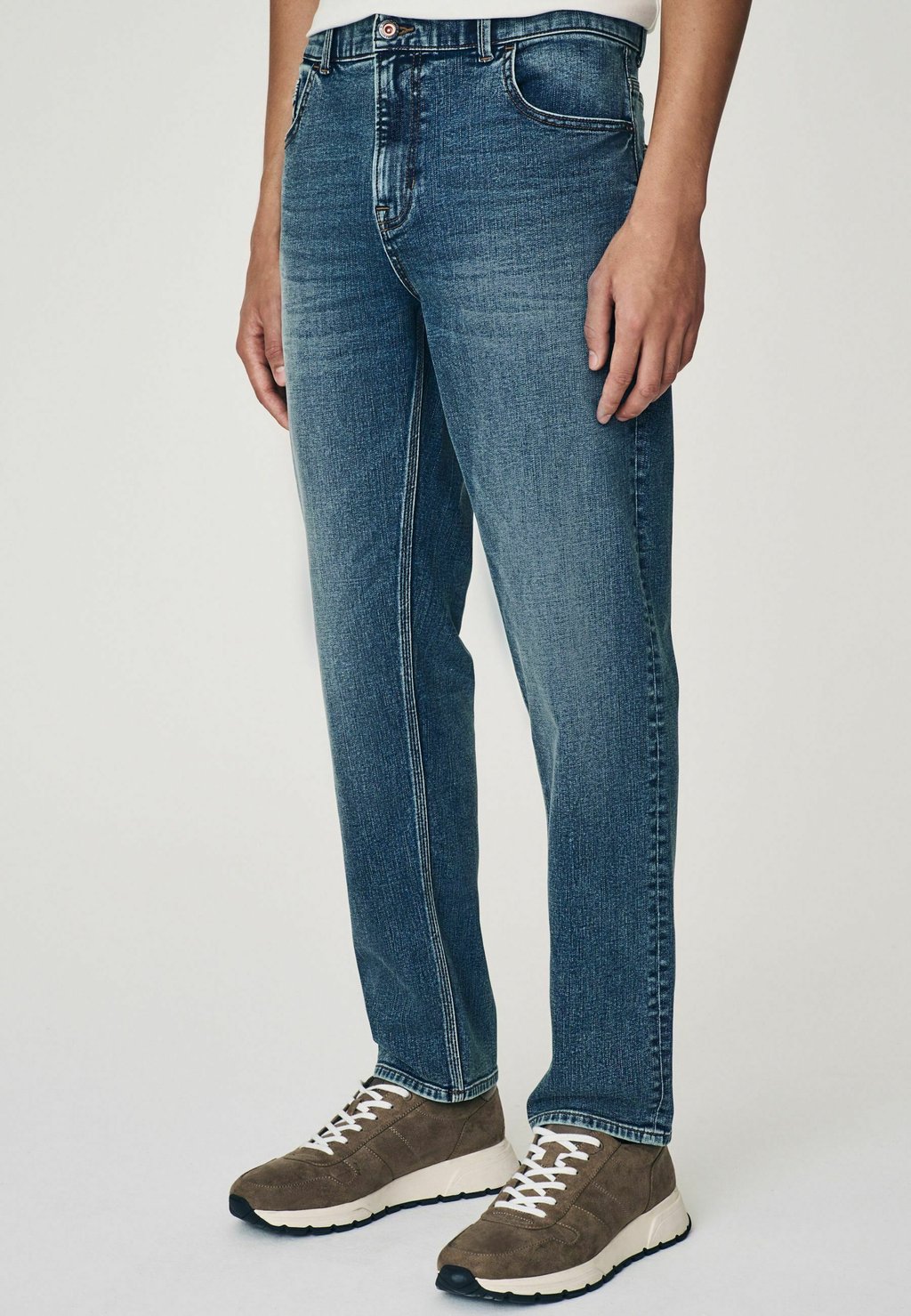 

Зауженные джинсы SOFT TOUCH AUTHENTIC Next, синий