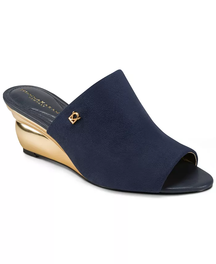 Женские мюлены на платформе Donna Karan New York, синий