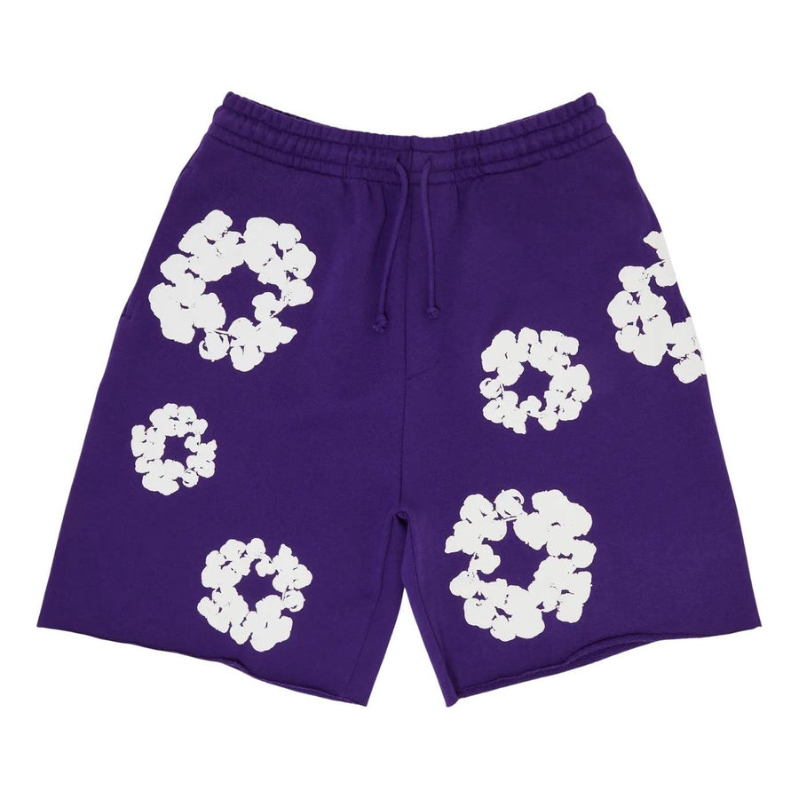 

Спортивные шорты Denim Tears Cotton Wreath Logo Shorts 'Purple White', фиолетовый