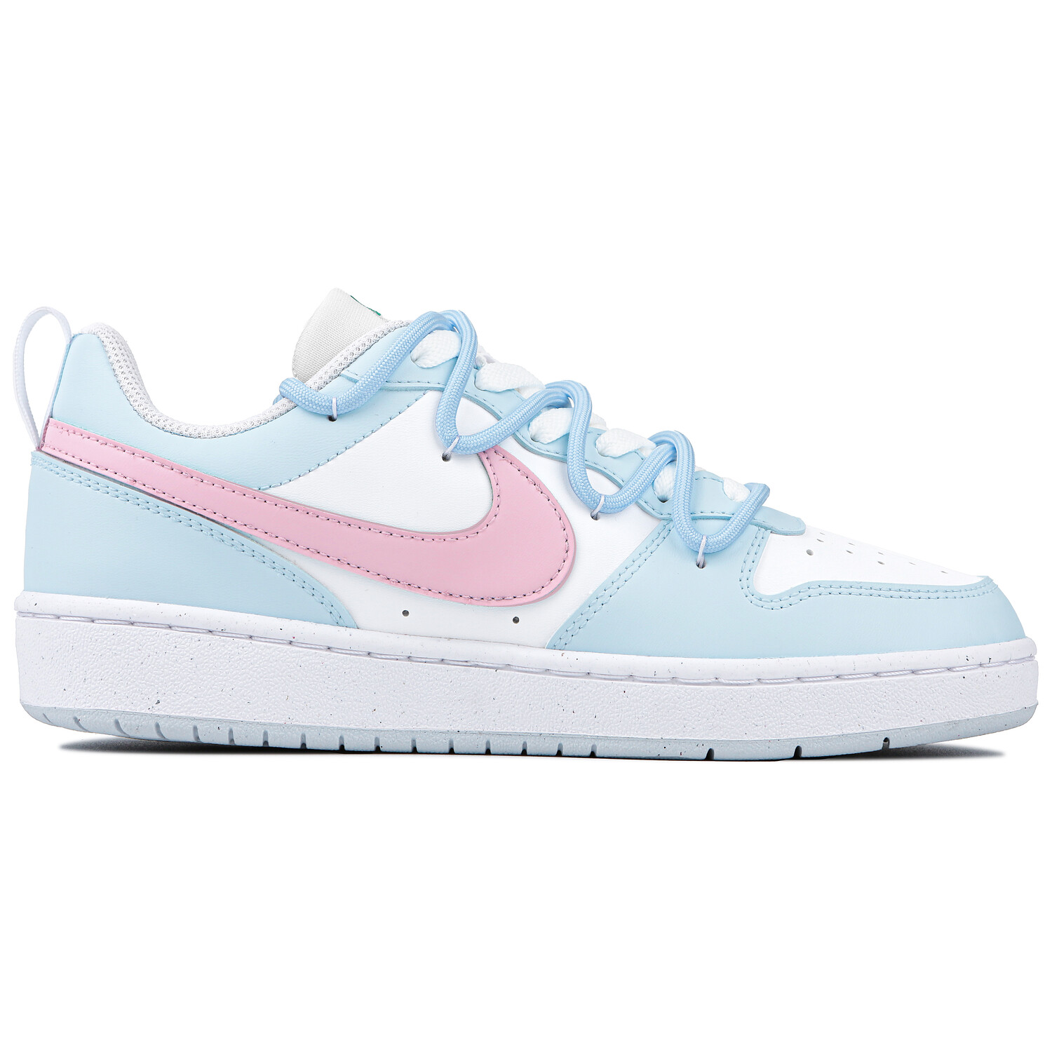 

Кроссовки Nike Court Borough Skateboarding Shoes Women's Low-top White/Blue/Pink, белый