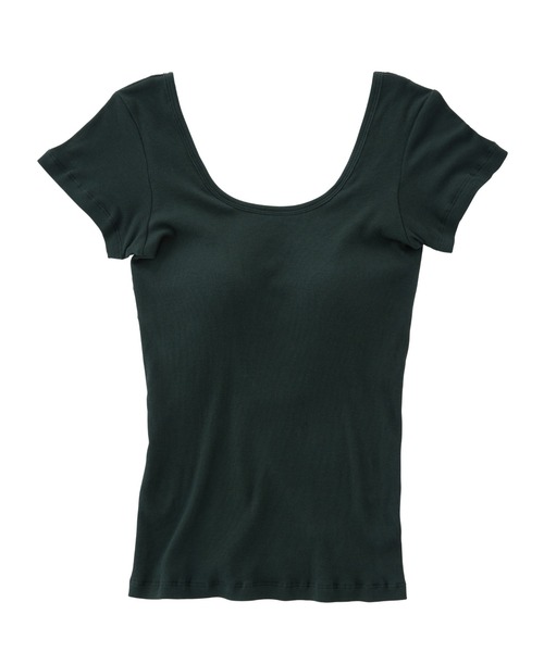 

Футболка с коротким рукавом, с чашечками OUR WACOAL, темно-зеленый