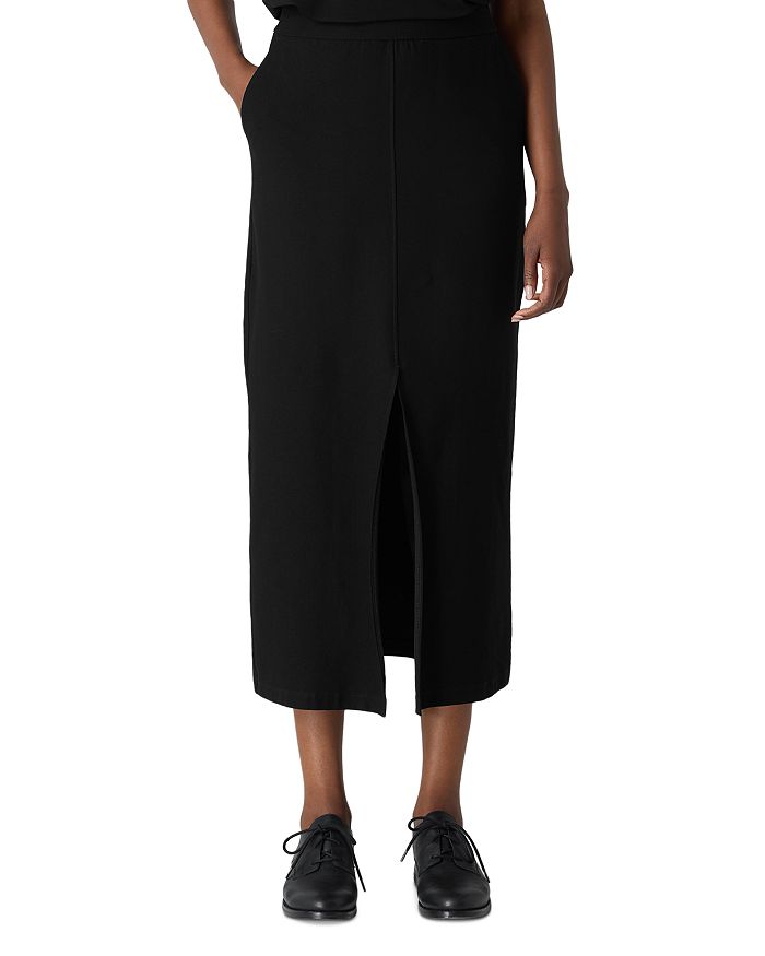 

Макси прямая юбка Eileen Fisher, черный