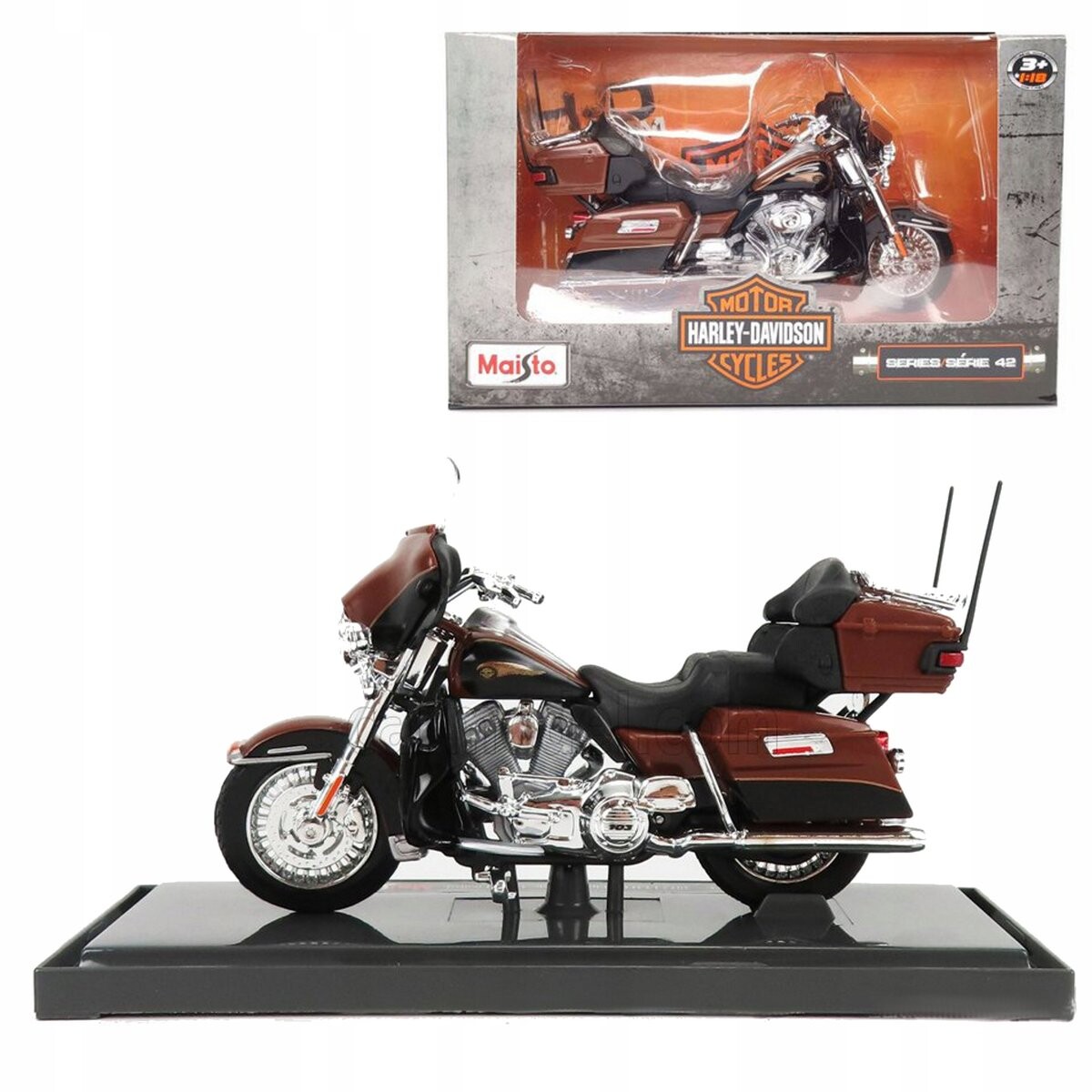 

Модель Harley Davidson 2013 FLHTK Electra Glide Ultra в масштабе 1:18 Maisto HLO