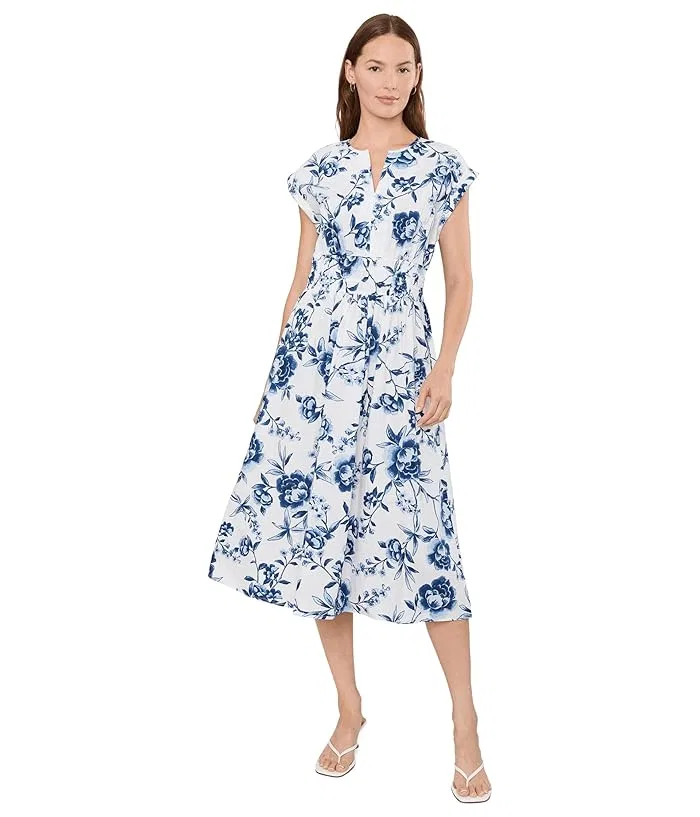 Платье миди Calvin Klein цвет, Cream Multi