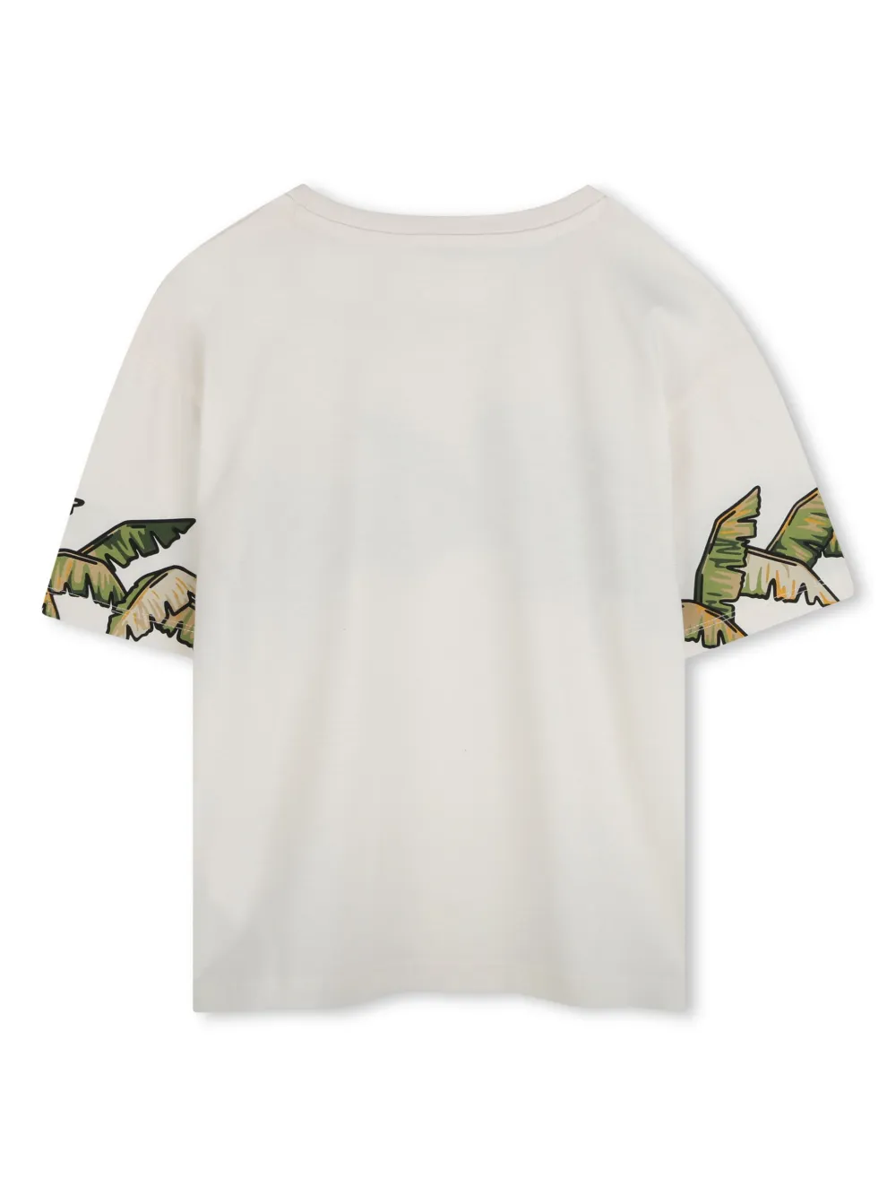 Футболка с графичным принтом Kenzo Kids, белый — фото 2