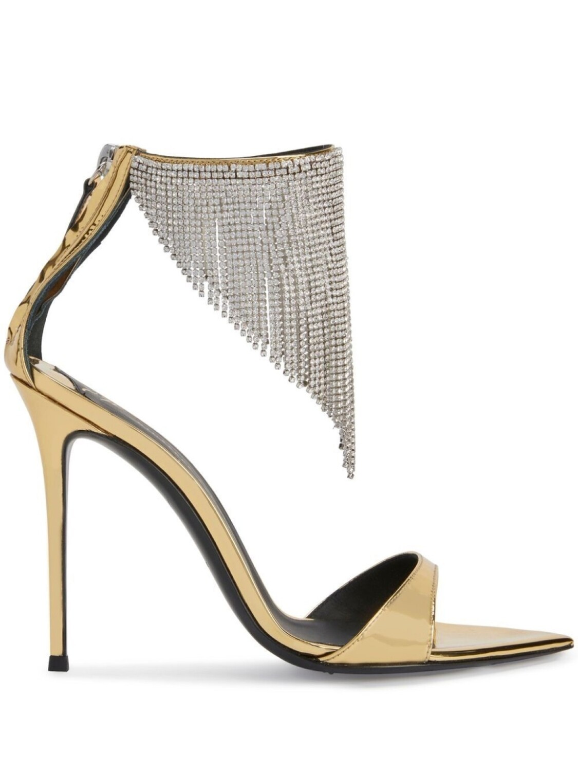 

Giuseppe Zanotti босоножки Intriigo Crystal 105, золотистый