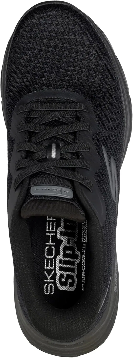 Мужские кроссовки Skechers Go Walk 8 Godfather, Black Textile — фото 2