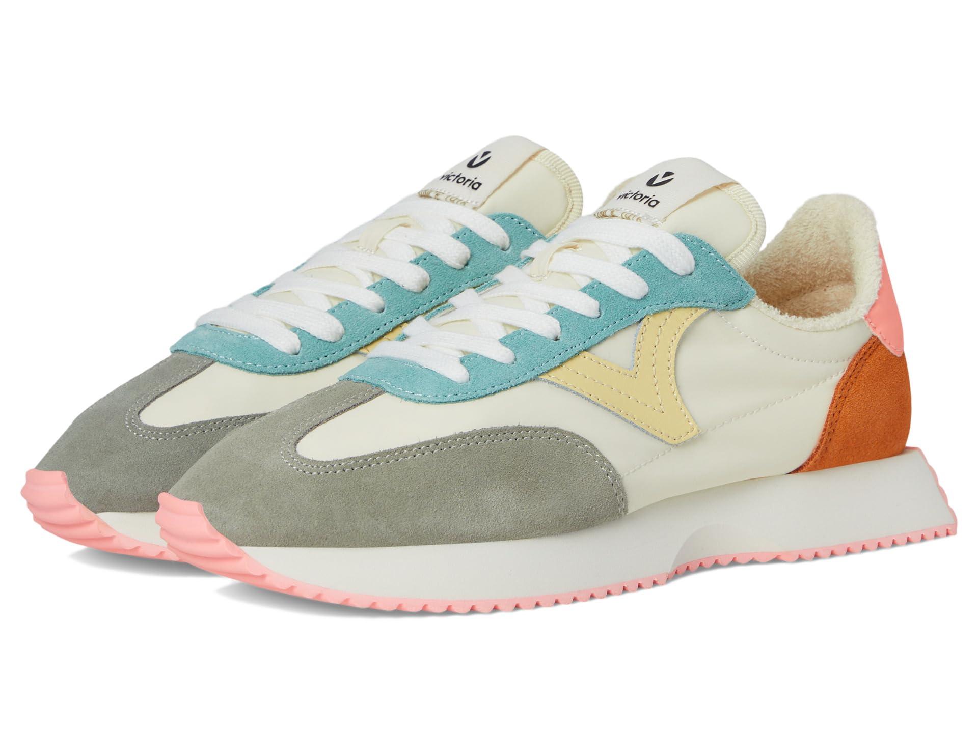 Кроссовки Unisex victoria Cosmos Suede Multicolor & Nylon, цвет Coral