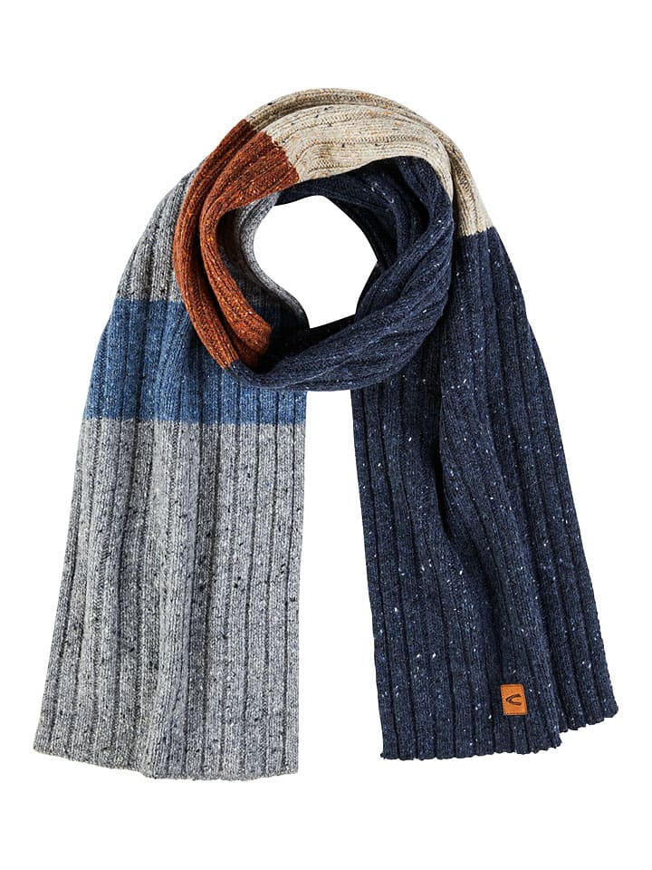 

Шарф серого/синего/светло-коричневого цвета Camel Active