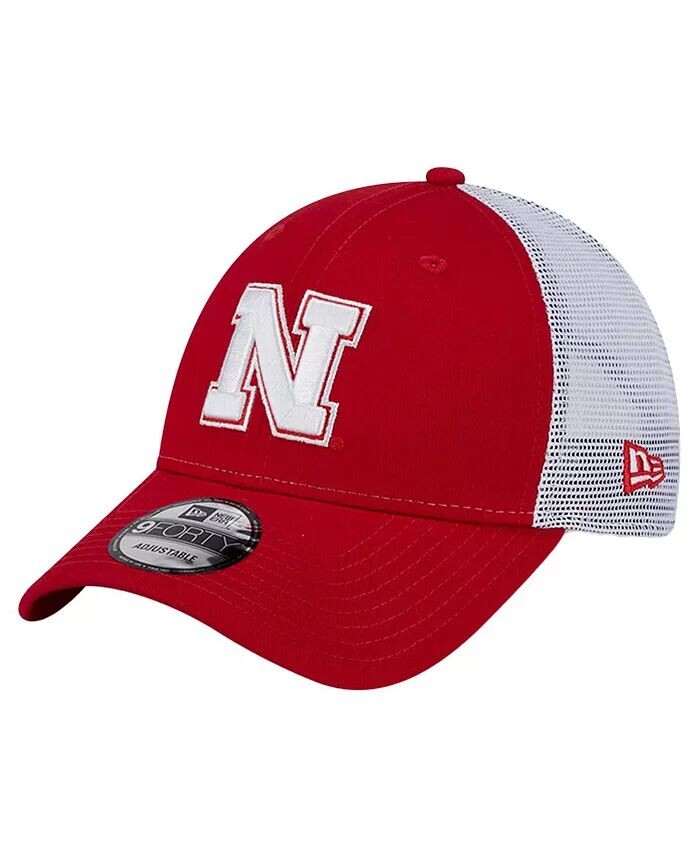 

Мужская красная шапка Nebraska Huskers Trucker 9FORTY Adjustable New Era
